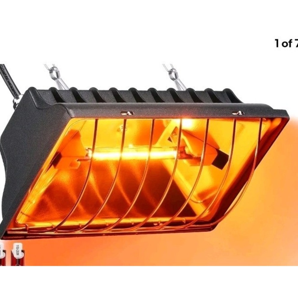 Chicken Coop Heat Lamp 250W/175W Adjustable Infrared Heater - Ideal for Poultry